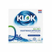 Klok ECO Detergent Capsule Masina Spalat Vase All in One 0% parfum 26 buc