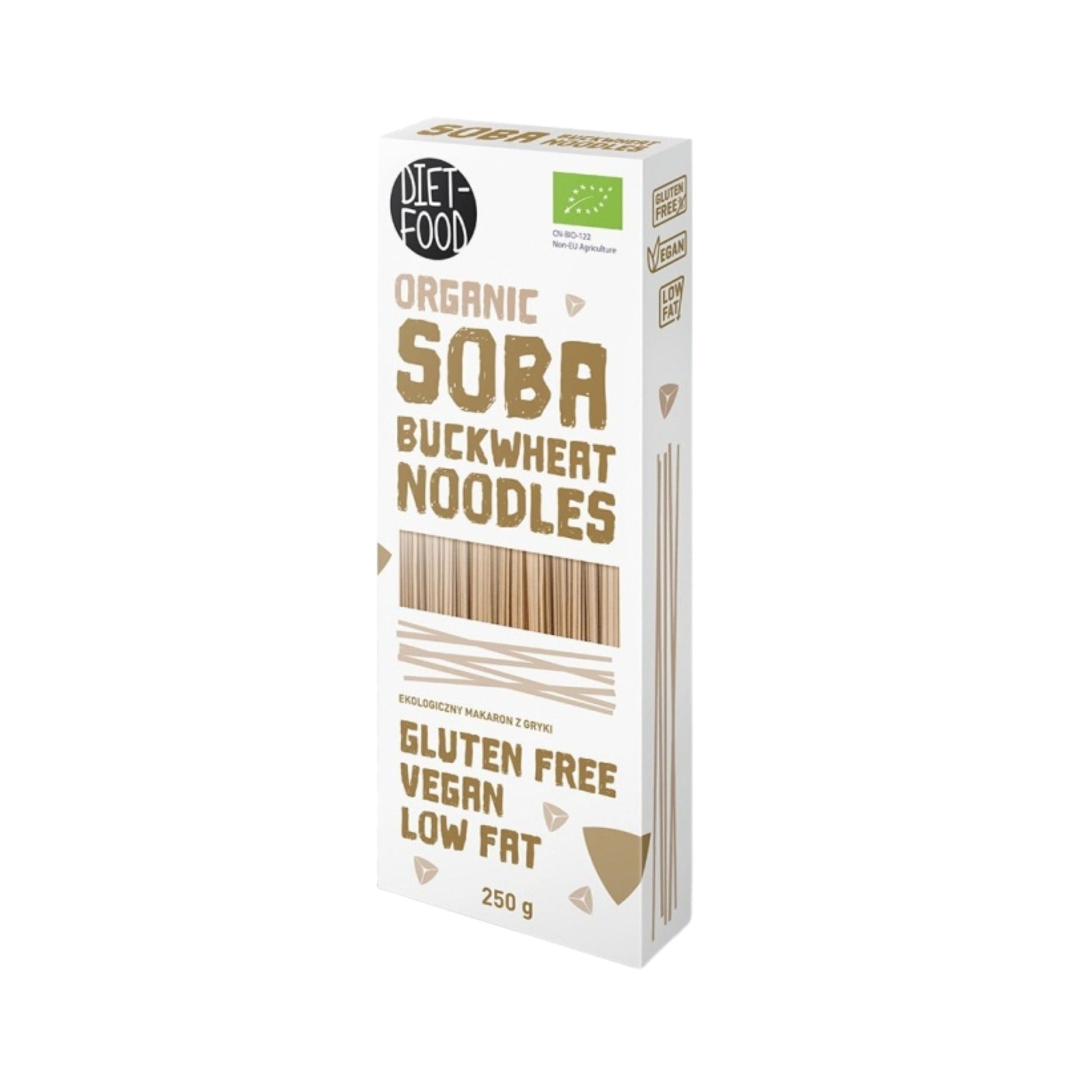 Diet Food Paste Tăiței Soba din Hrișcă BIO, 250 g