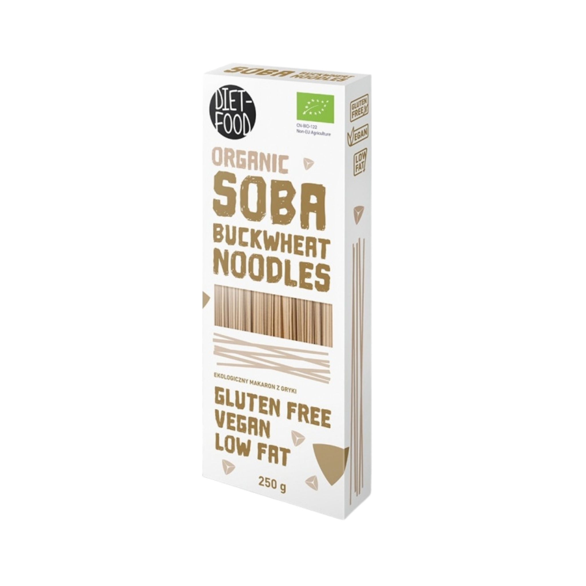 Diet Food Paste Tăiței Soba din Hrișcă BIO, 250 g