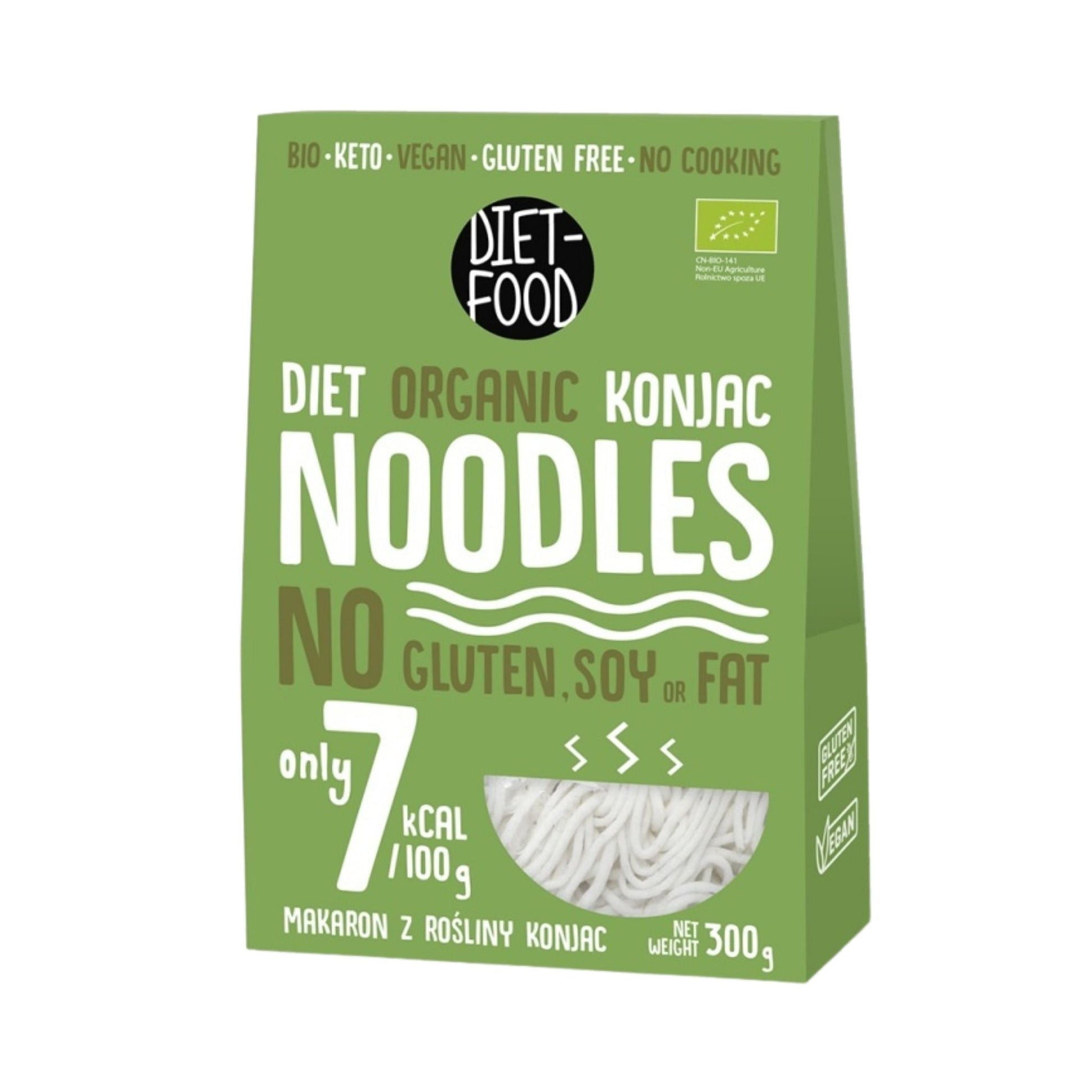 Diet Food Tăiței Shirataki din Konjac BIO, 300 g