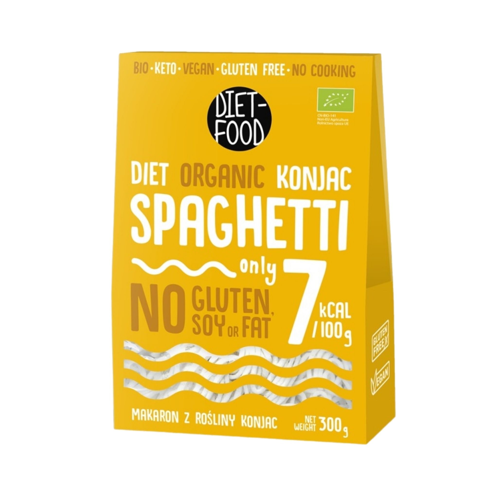Diet Food Spaghete Shirataki din Konjac BIO, 300 g