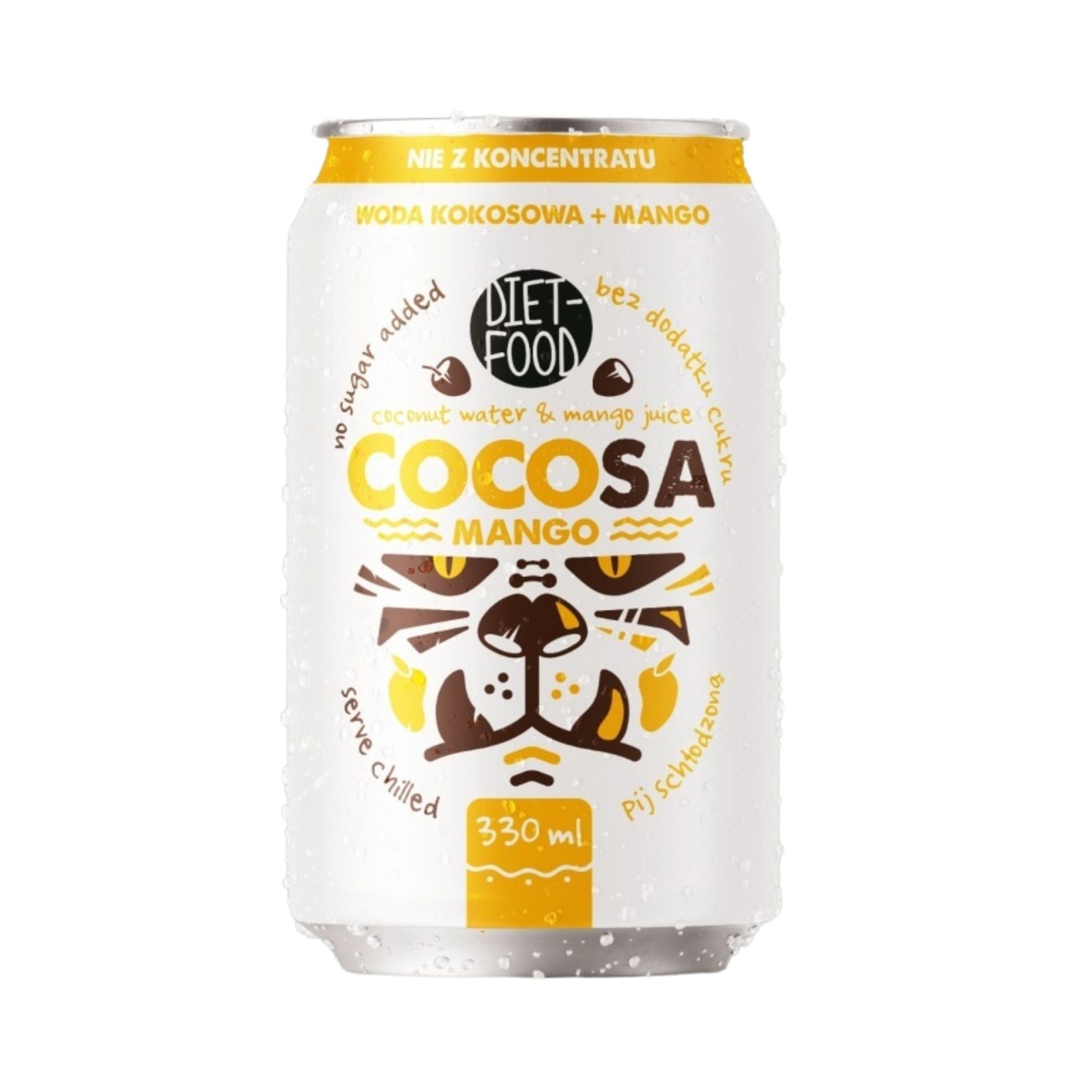 Cocosa Mango – apă de cocos naturală cu mango 330ml
