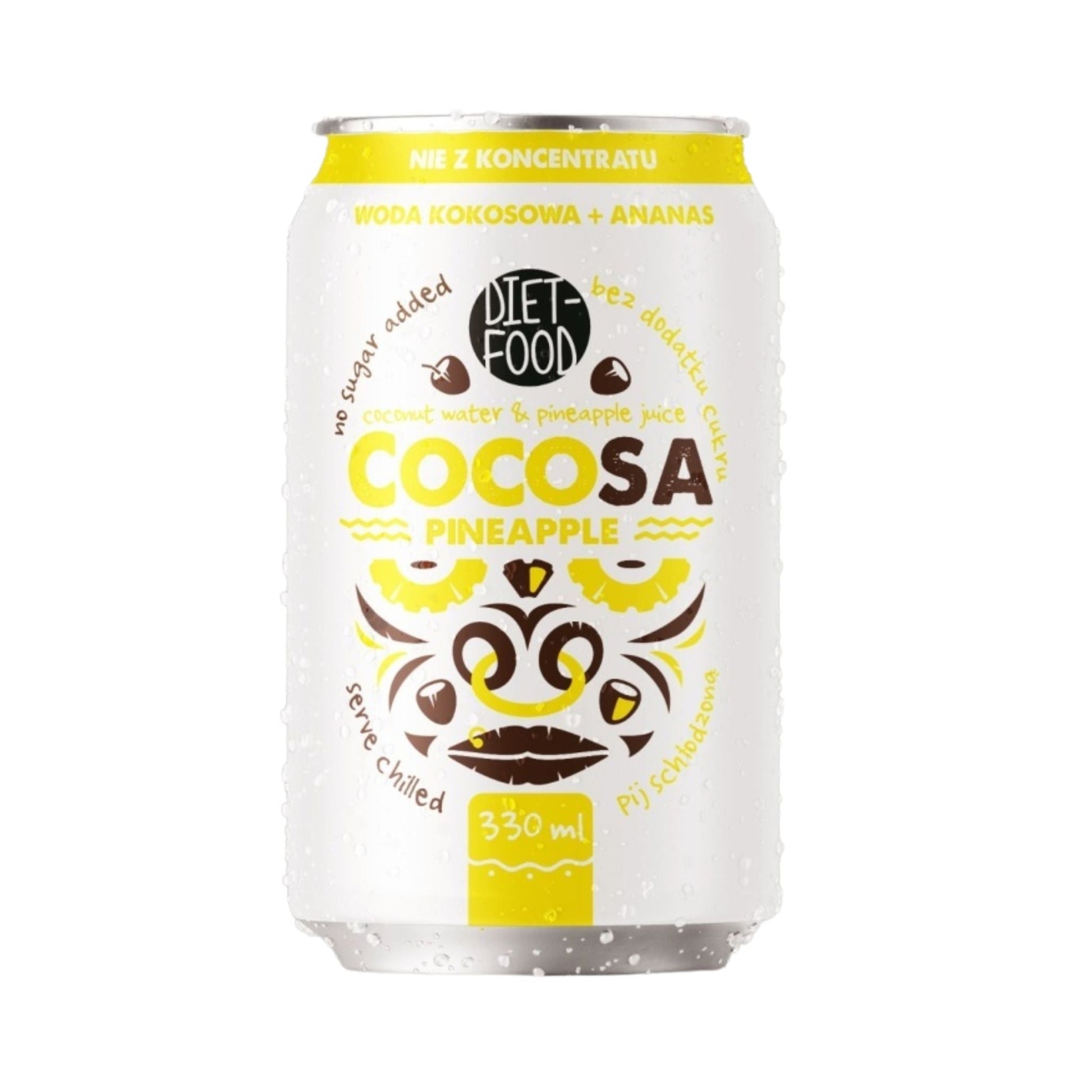 Cocosa Ananas – apă de cocos naturală cu ananas 330ml