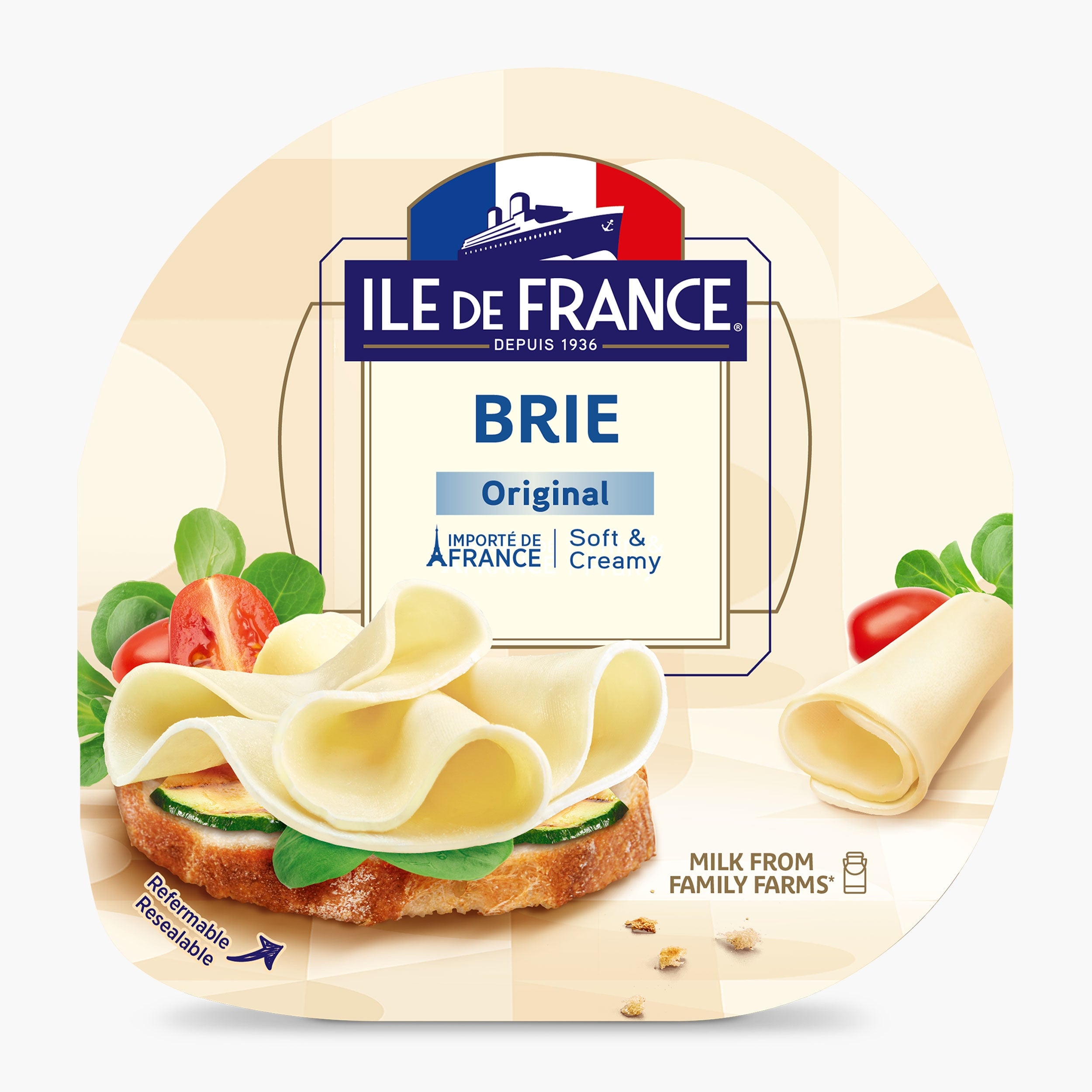 Ile de France Brie Felii Original, 150g
