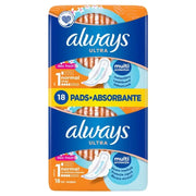 Always Duo Ultra Normal, Absorbante Igienice, Marime 1, 18 Buc