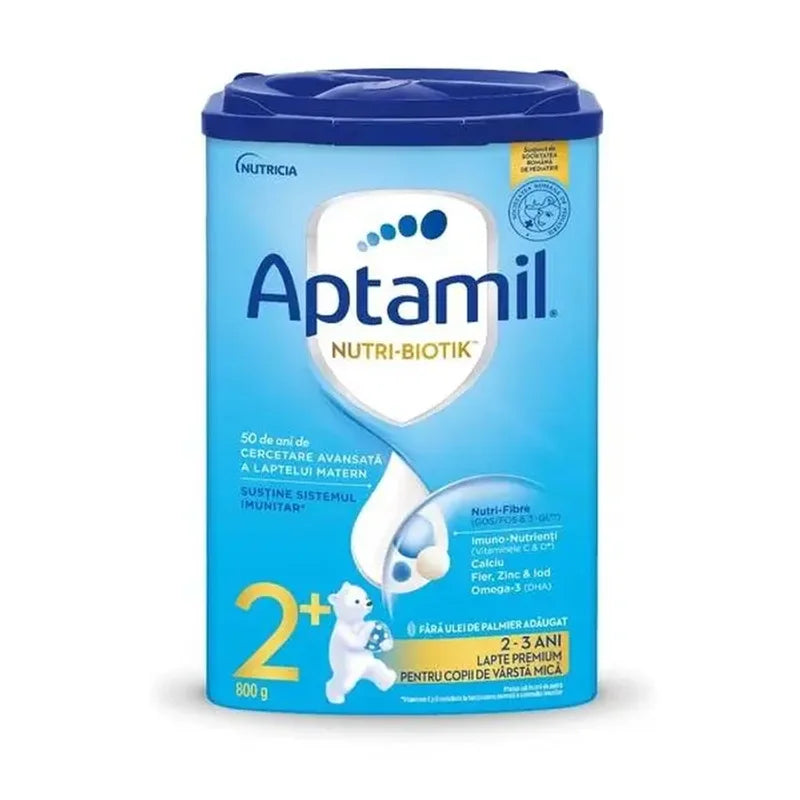 Aptamil Nutri-biotik Junior 2+, Formula Speciala Lapte Praf, de Crestere 2-3 Ani