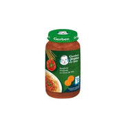 Gerber Bio, Piure, Spaghete Integrale cu Carne de Vita