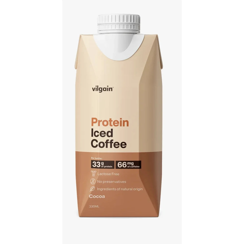 Vilgain Protein Iced Coffee Cocoa, 330ml