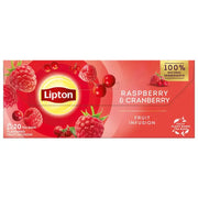 Lipton Zmeura si Merisoare, Ceai, Fructe, 20 Pliculete