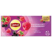 Lipton Zmeura si Soc, Ceai, Fructe, 20 Pliculete