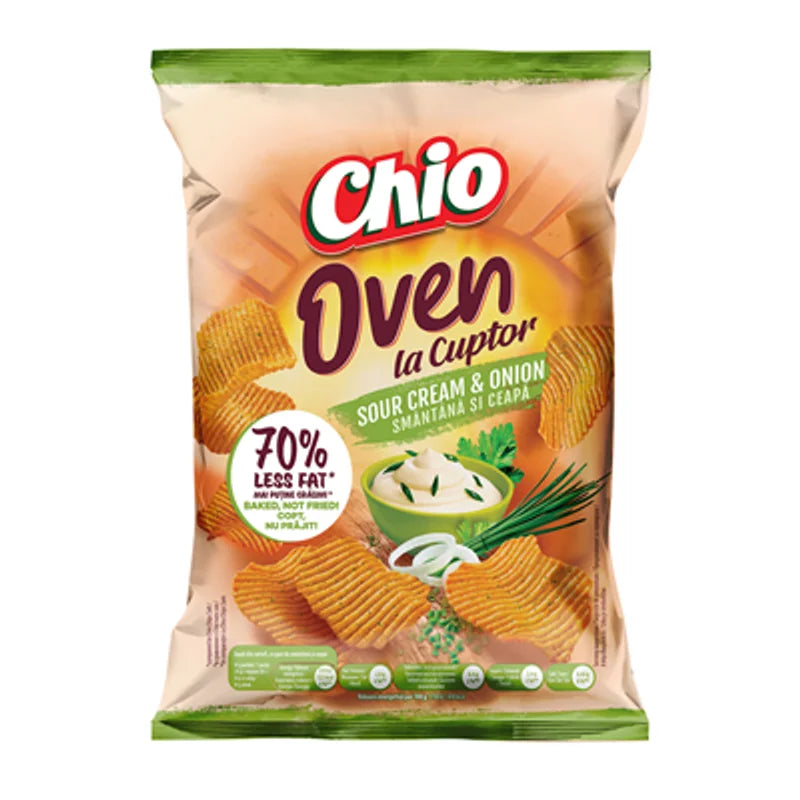 Chio Oven Chips Cartofi Smantana si Ceapa
