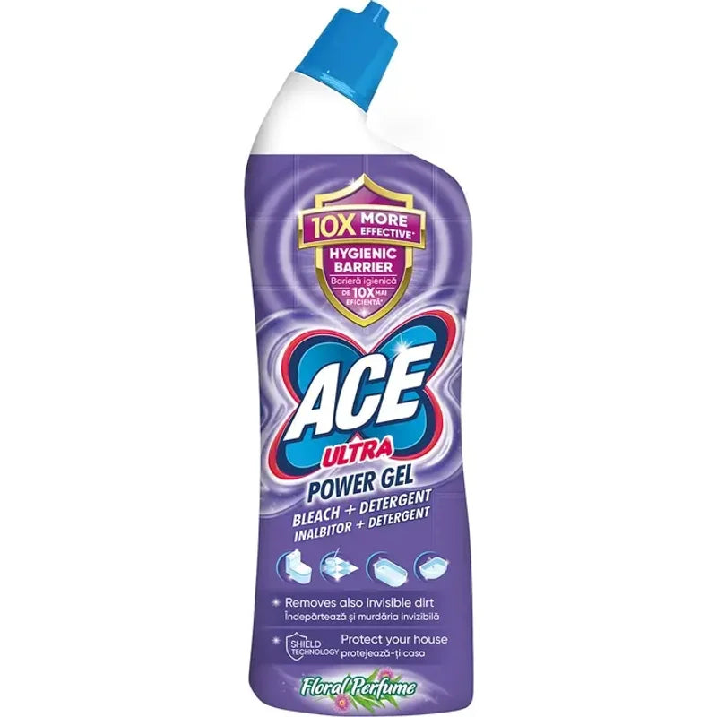 Ace Ultra Power Gel, Inalbitor si Degresant, Floral