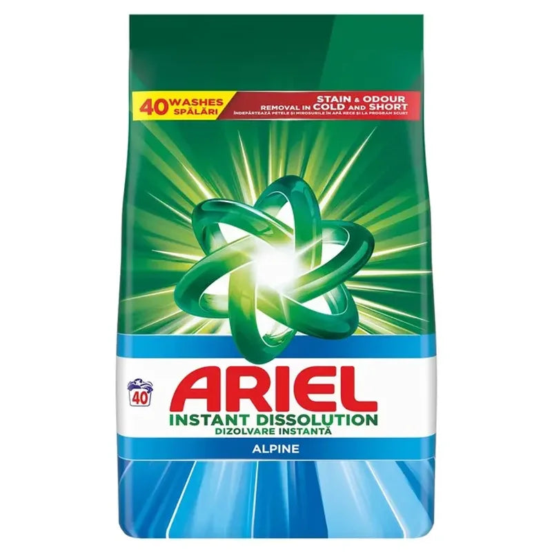Ariel Alpine, Detergent Automat de Rufe, Pudra, 40 Spalari