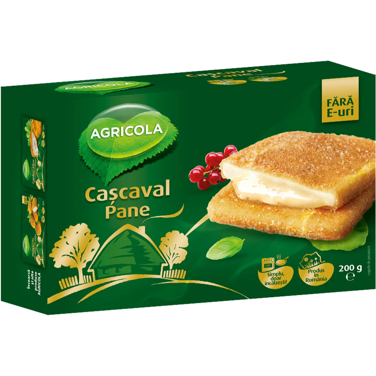 Agricola Cașcaval Pane, 200 g