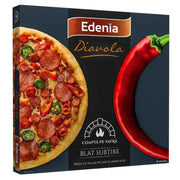 Edenia Pizza cu Salam Picant si Ardei Iute Diavola