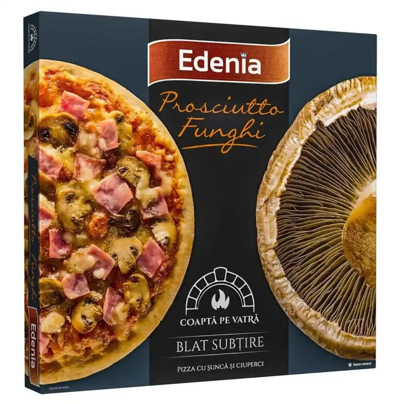 Edenia Pizza cu Sunca si Ciuperci Prosciutto Funghi
