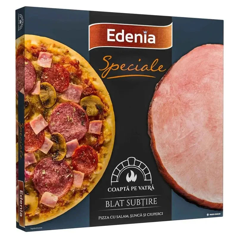 Edenia Pizza Speciale cu Salam, Sunca si Ciuperci
