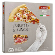Edenia Pizza Verace cu Sos de Usturoi Prajit, Mozzarella, Bacon si Ciuperci