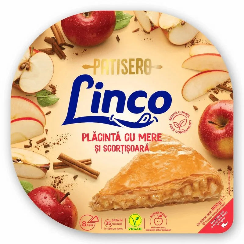 Linco Patisero Placinta cu Mere si Scortisoara