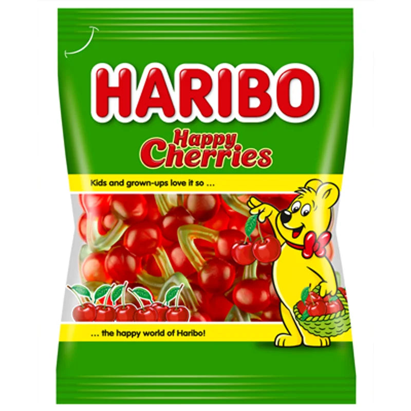 Haribo Bomboane Gumate cu Aroma de Cirese