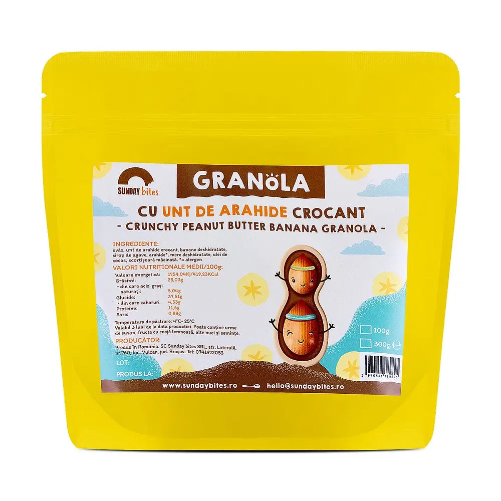 SUNDAY bites Granola unt Arahide crocant