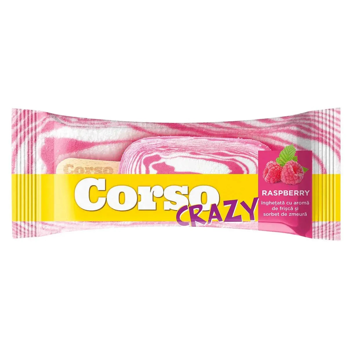 Corso Inghetata cu Frisca si Sorbet de Zmeura Crazy