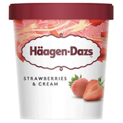 Haagen-dasz Inghetata cu Capsuni si Frisca