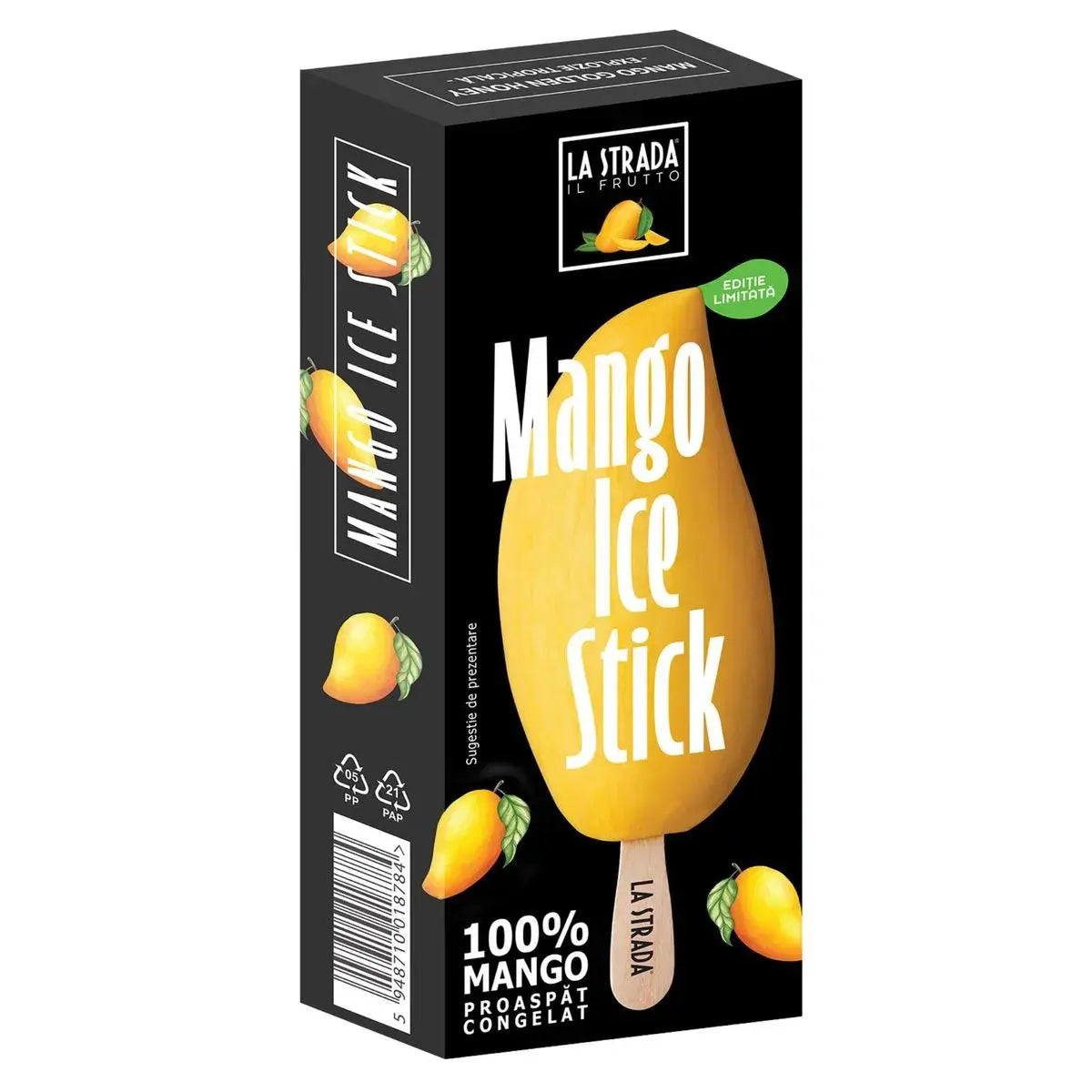 Lastrada Felie de Mango pe Bat