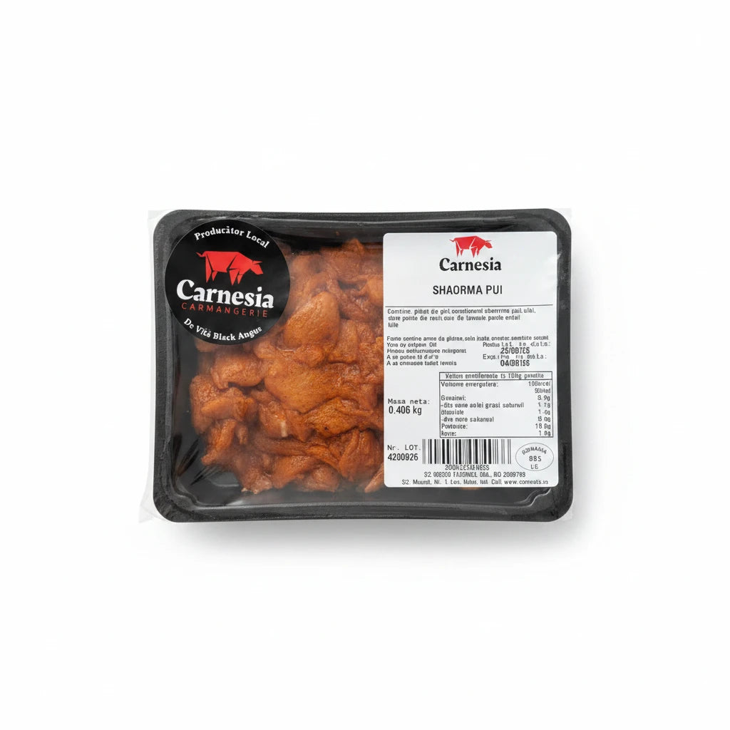 Carnesia Carne Shaorma Pui Picanta, cca 400 g