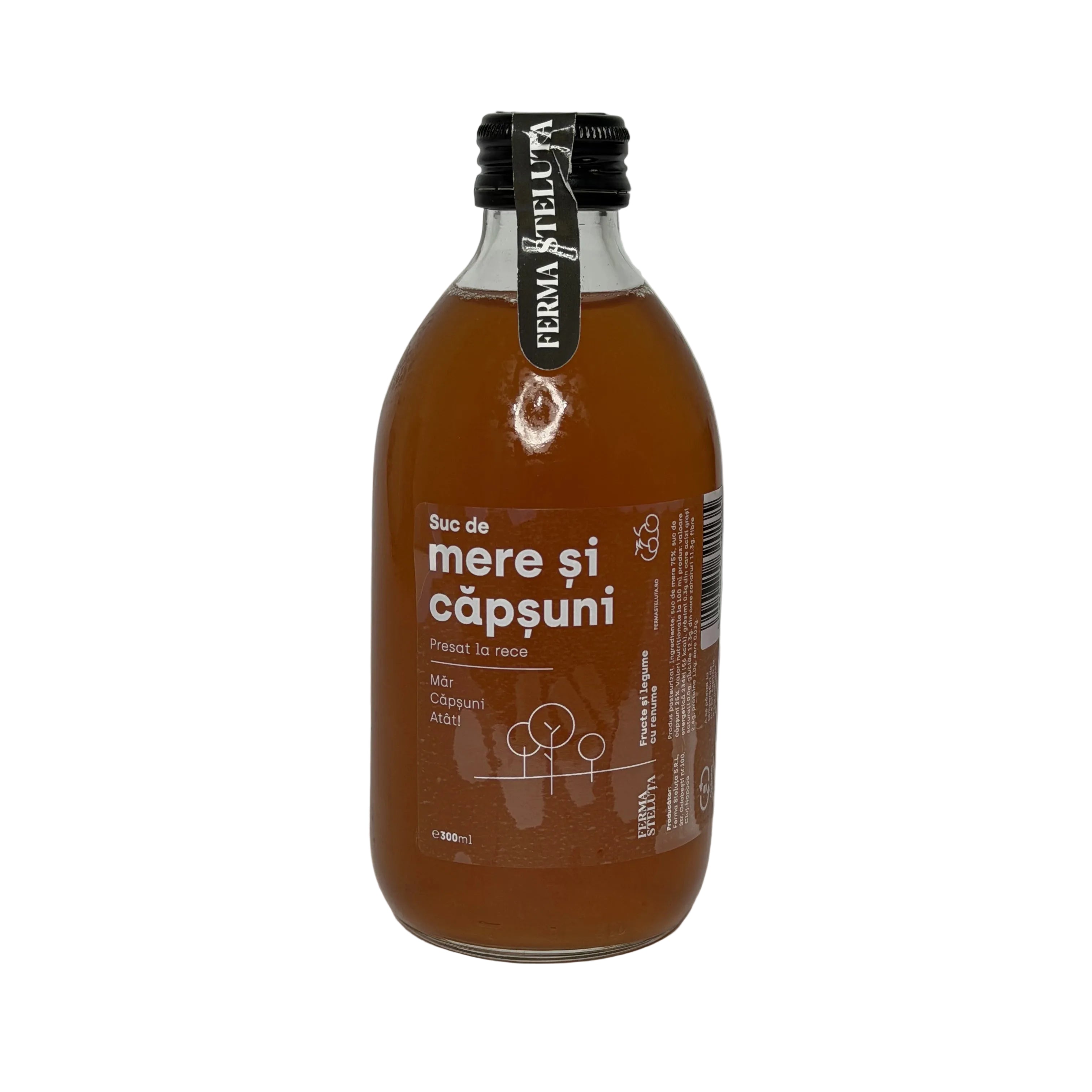 Ferma Steluta - suc de mere si capsuni 300ml