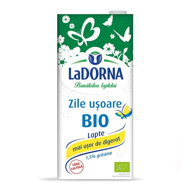 LaDorna BIO Lapte "Zile Usoare" 1.5% Grasime Fara Lactoza