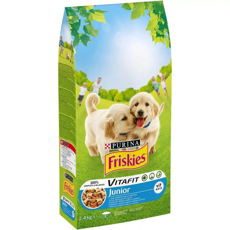 Friskies Junior Hrana Uscata Caine Pui & Legume