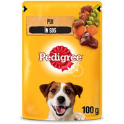 Pedigree Hrana Umeda Caini Adulti Pui-legume in Sos