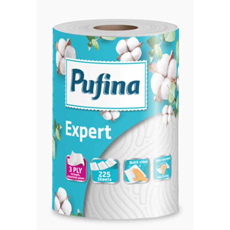 Pufina Expert Prosop de Hartie in 3 Straturi 50 M