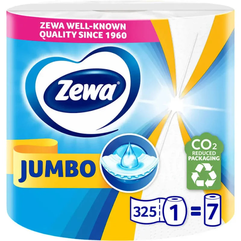Zewa Prosoape de Hartie Jumbo, 2 Straturi, 1 Rola, 325 Foi