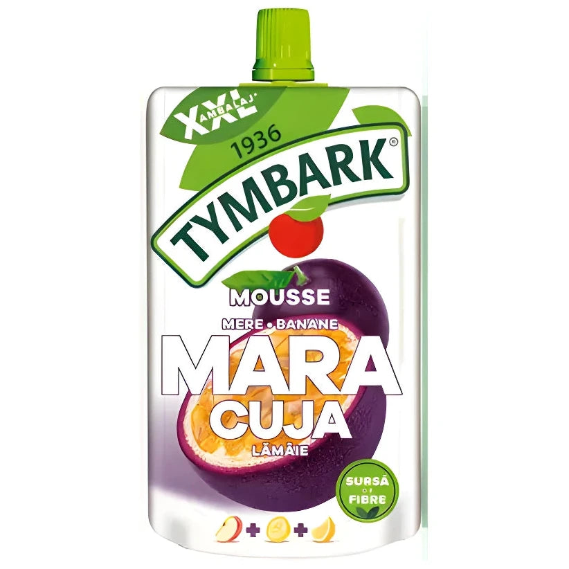 TYMBARK Mousse 100% Mere & Banane & Fructul Pasiunii & Lamaie