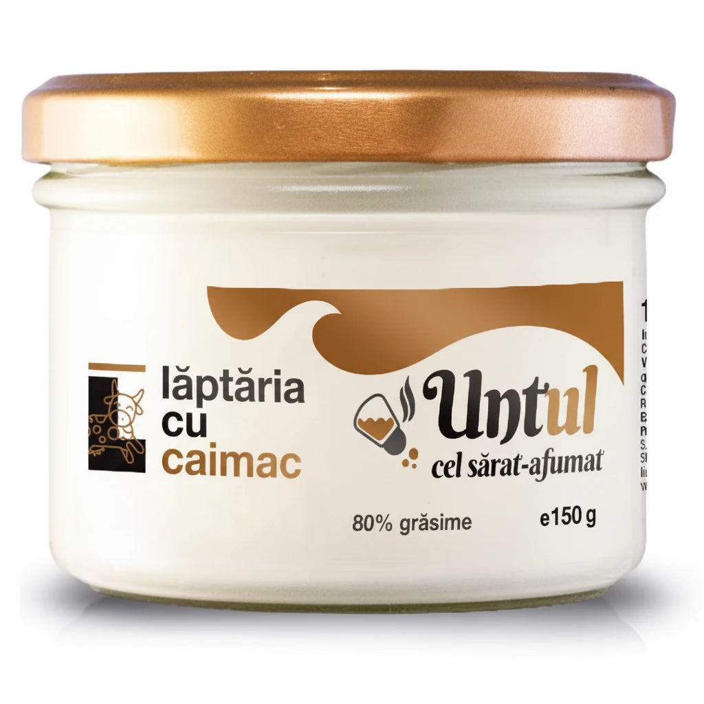 Laptaria cu Caimac Untul cel Sarat-Afumat 80% Grasime