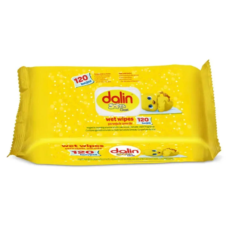 Dalin Soft&clean, Servetele Umede, 120 Buc