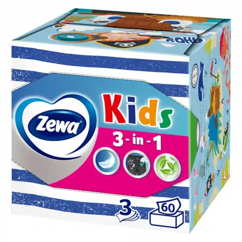 Zewa Kids Servetele Faciale, 3 Straturi