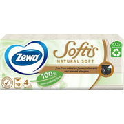 Zewa Servetele Nazale Softis Natural Soft, 4 Straturi