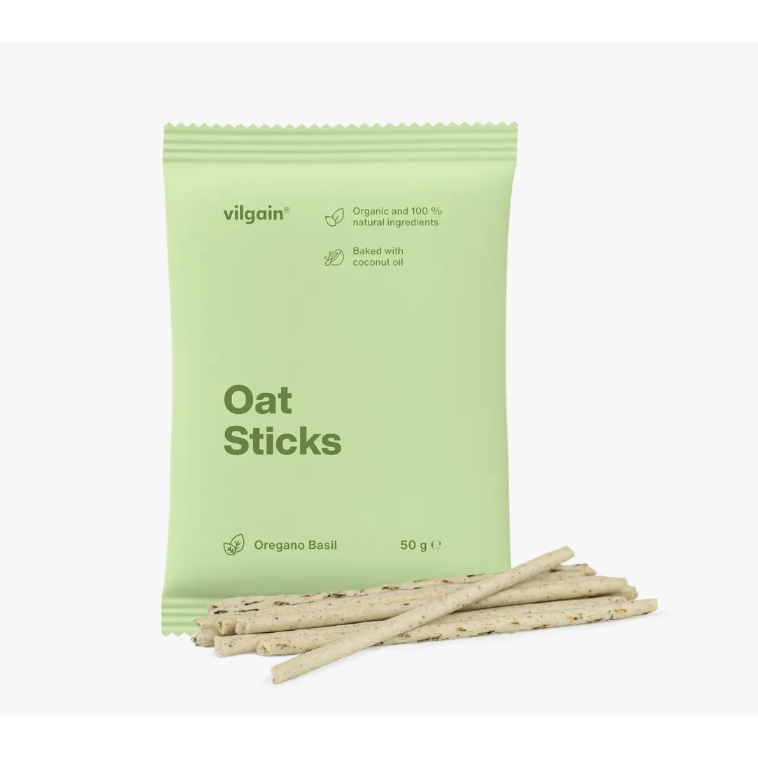 Vilgain Oat Sticks BIO Oregano și Busuioc, 50g