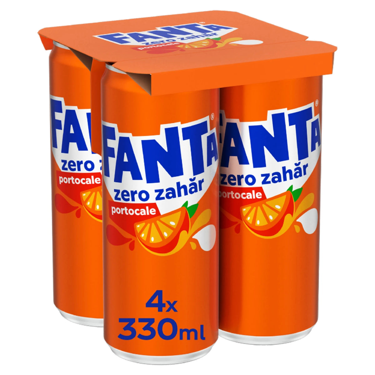 Fanta Orange Zero 4pack 4x330ml