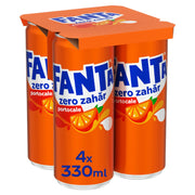 Fanta Orange Zero 4pack 4x330ml
