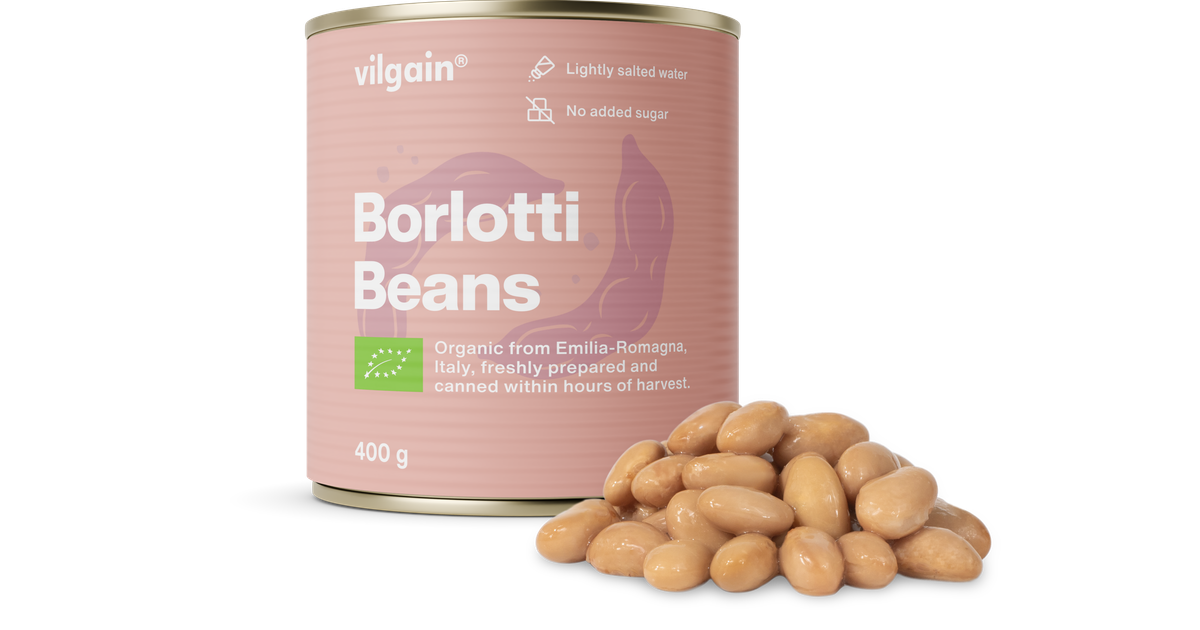 Vilgain Fasole Borlotti BIO, 400g