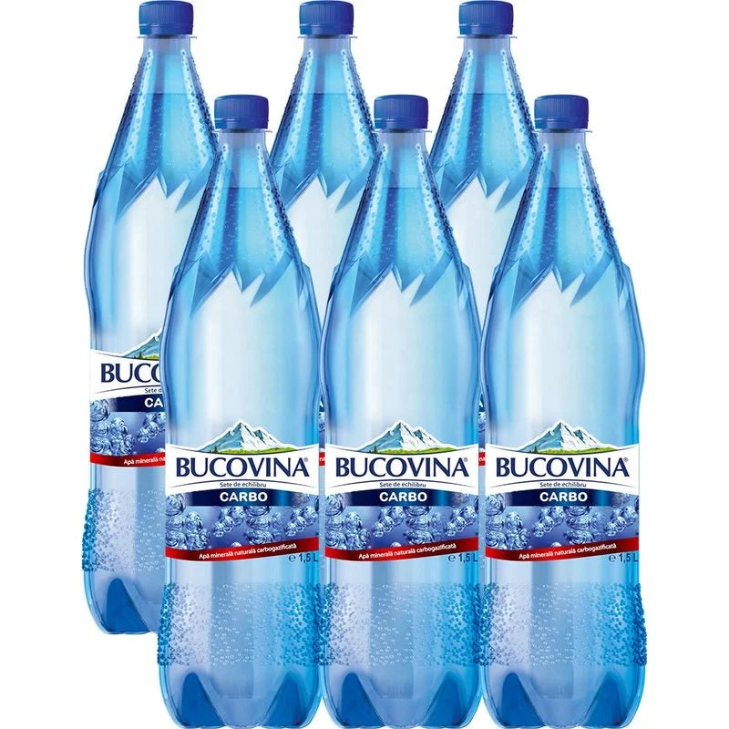 BUCOVINA Apa Carbogazoasa 6 x 1.5L