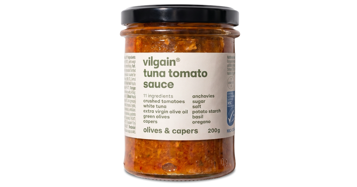 Vilgain Sos de Rosii cu Ton Masline si Capere 200g