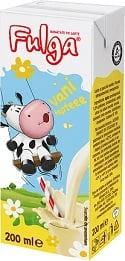Fulga Lapte UHT cu Vanilie 1,5% 200ml