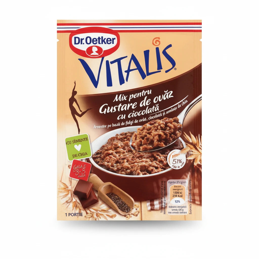 Dr.Oetker Vitalis Gustare de ovaz cu ciocolata