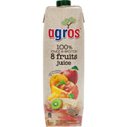 Agros Suc 100% Natural de 8 Fructe