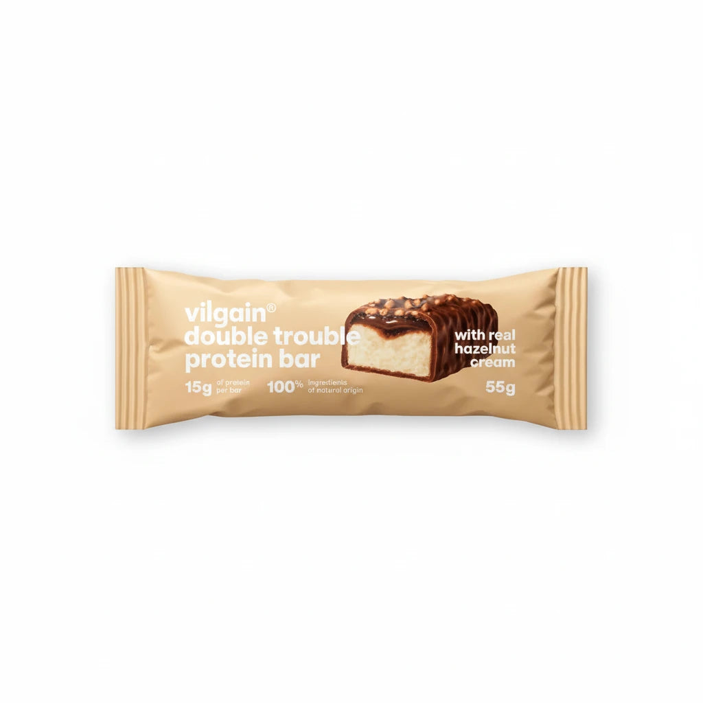 Vilgain Baton proteic crema de alune cu ciocolata cu lapte